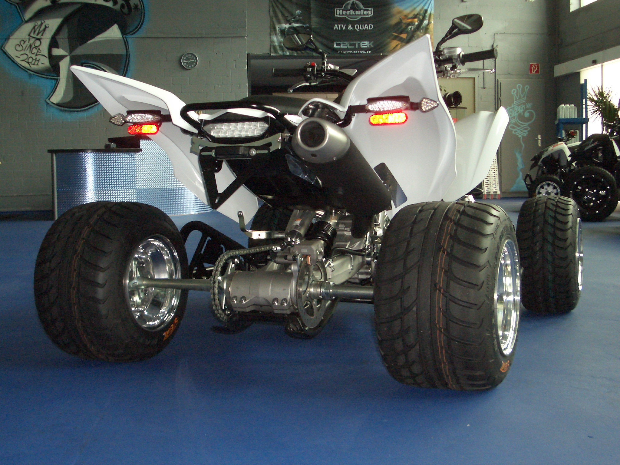 LQ-Racing Kennzeichen Nummernschild Halter vorne für Quad ATV Yamaha YFM  700R